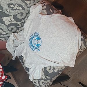 Short sleeve hoodie shirt